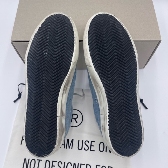 GOLDEN GOOSE SUPERSTAR DENIM UPPER UNSTITCHED AND LEATHER STAR NUBUCK AND HEELS - Picture 8 of 9